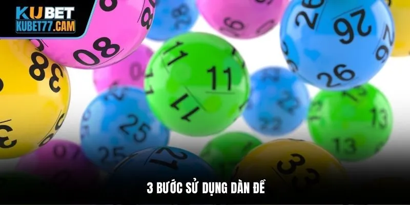 3 bước sử dụng dàn đề