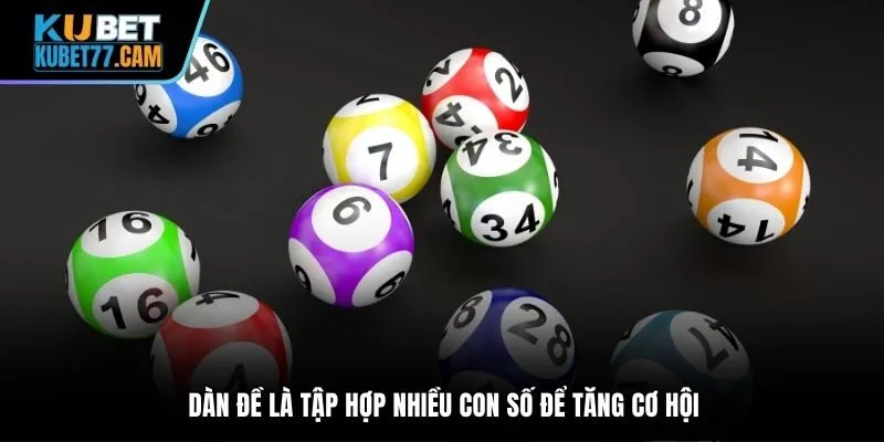 Dàn đề là tập hợp nhiều con số để tăng cơ hội