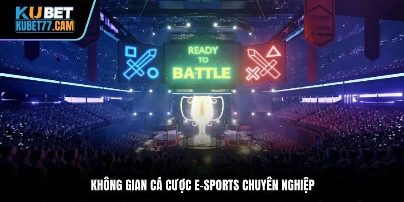Không gian e-sports chuyên nghiệp