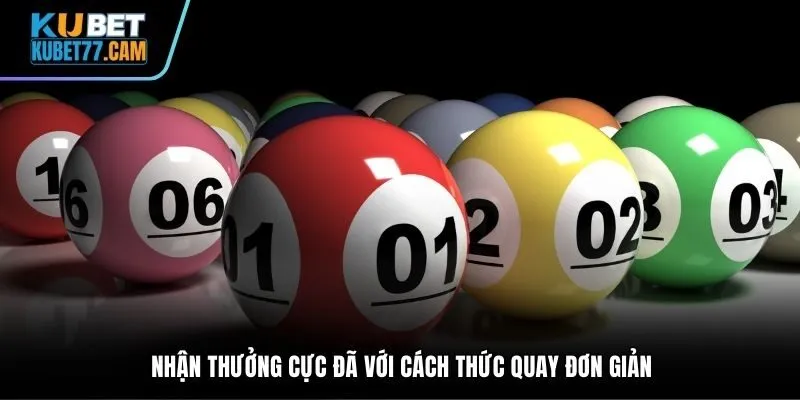 Nhận thưởng cực đã với cách thức quay đơn giản